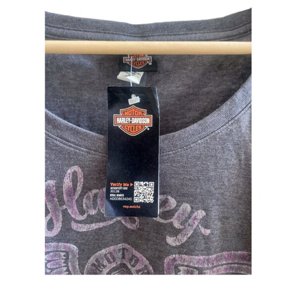 NWT Harley-Davidson Gray Tee Shirt Blowing Rock, NC sz.Large - Picture 3 of 4